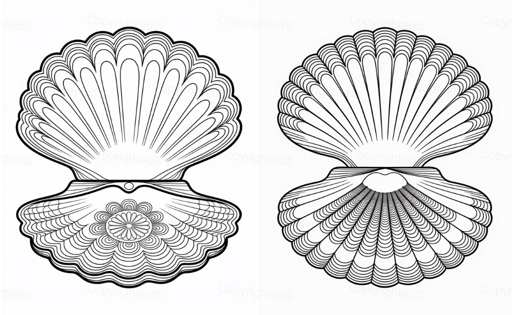 Intricate Seashell  Art