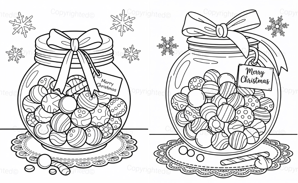 Christmas Candy Jars