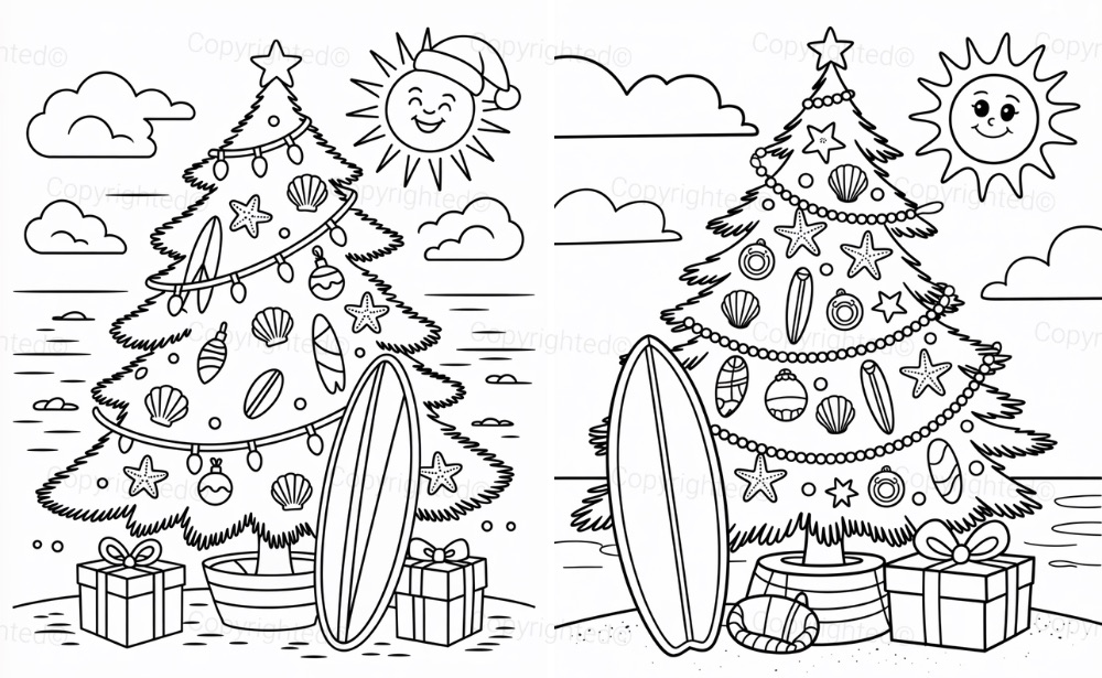 Tropical Christmas Tree