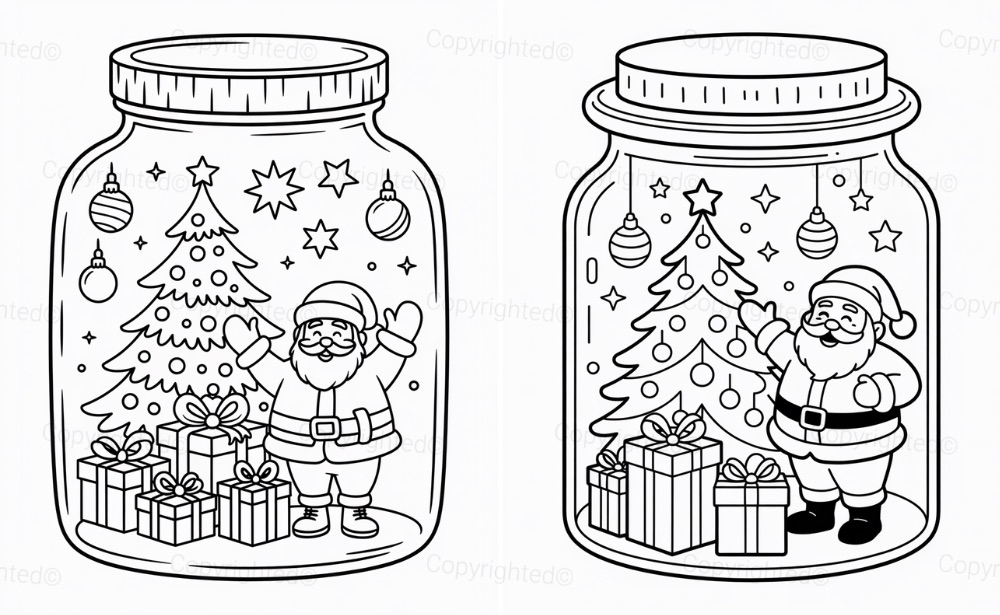 Santa in a Jar